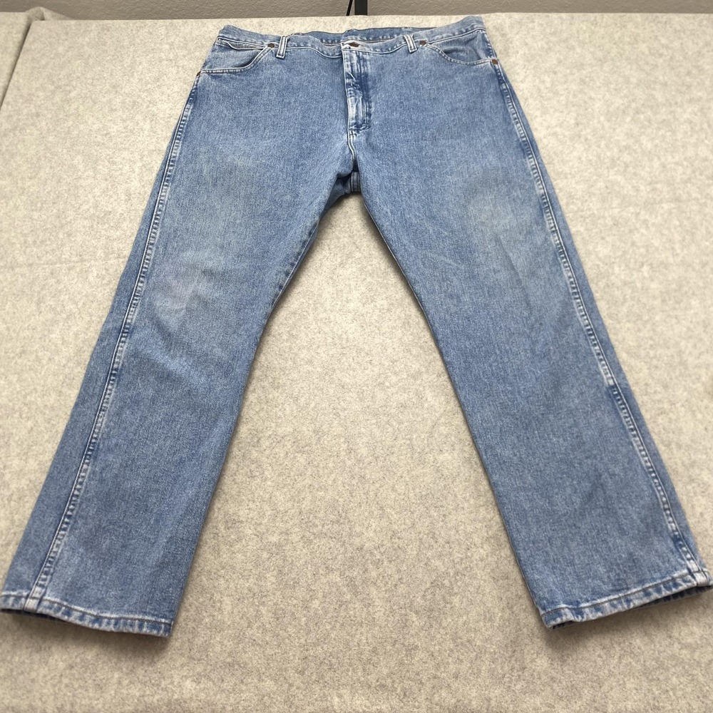 Wrangler 13MWZ Cowboy Cut Jeans Mens 42x30 (39x29) Blue Regular Fit Denim
